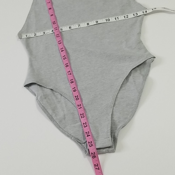 American Apparel GrayTank Top Bodysuit NWOT S  3/$15 - Picture 7 of 9